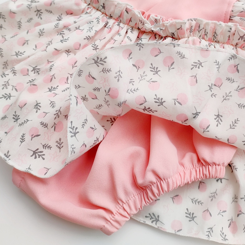 Set Body váy dâu nhí kèm turban cho bé gái ⚡ 𝗙𝗥𝗘𝗘𝗦𝗛𝗜𝗣 ⚡ Hàng thiết kế - Chất liệu cao cấp và an toàn cho bé