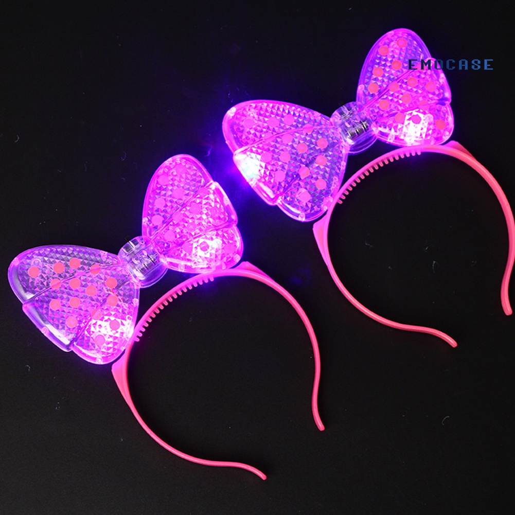 Băng Đô Nơ Có Đèn LED Phát Sáng