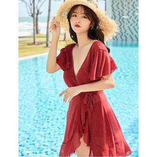 Bikini Một Mảnh Dạng Váy Nữ Kín Đáo