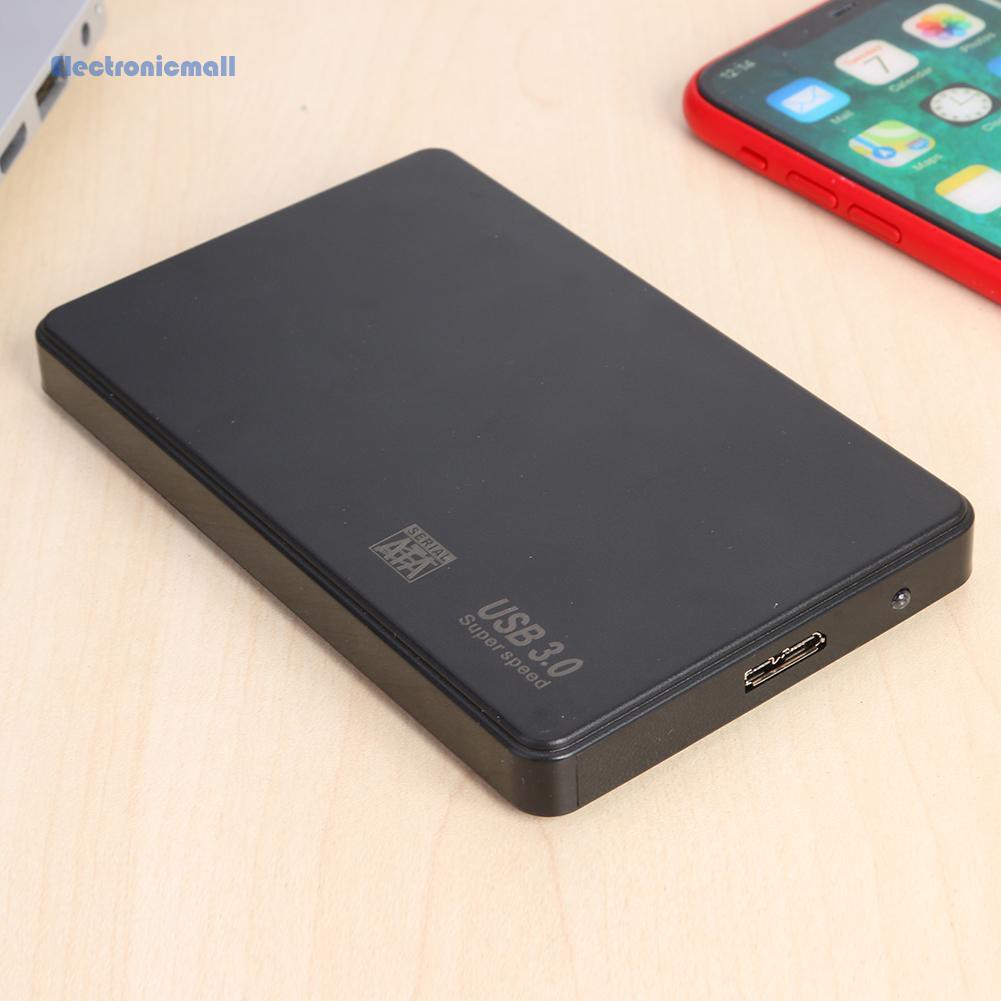 ElectronicMall01 2.5 inch USB3.0 to SATA3 High Speed Support 8TB External Hard Drive Enclosure