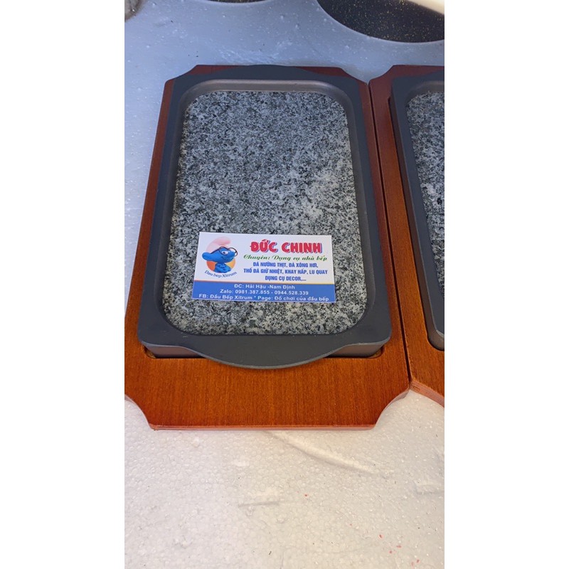 Đá nướng thịt khay đá nướng bò bít tết khay đá giữ nhiệt