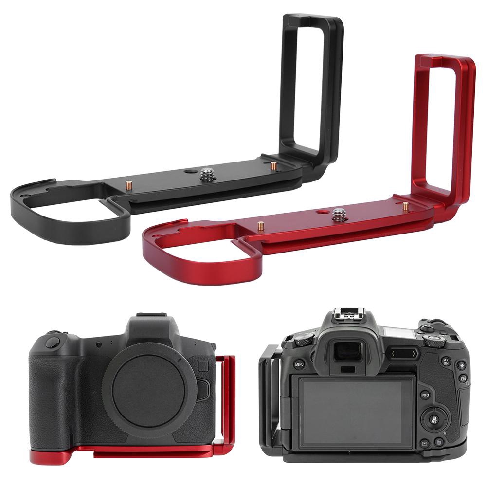 SH L-Shaped Metal Quick Release Plate Bracket Hand Grip for Canon EOS-R Mirrorless Camera
