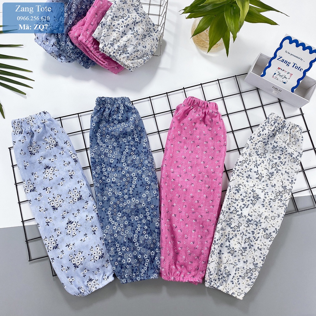 ZQ7 - Quần hoa Alibaba cho bé gái chất boil Hàn cao cấp cực xinh đáng yêu - Zang Tote