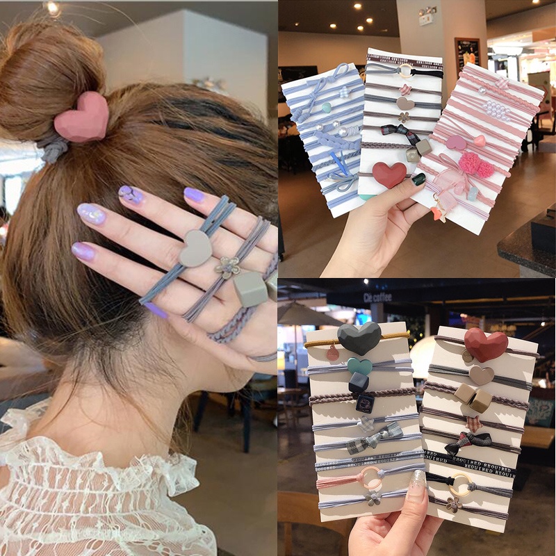 Dây buộc tóc thiết kế đơn giản dễ thương phong cách Hàn Quốc