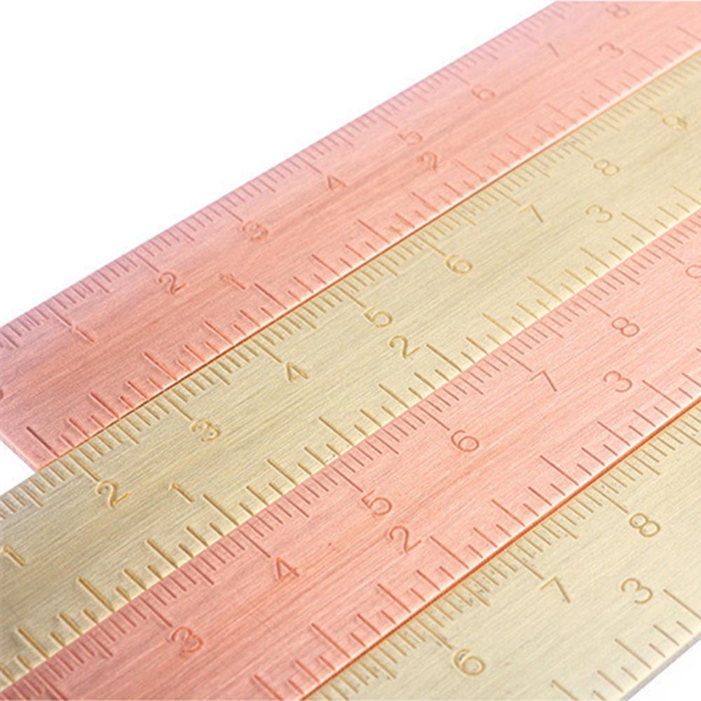 PEWANY Thước Đo Đánh Dấu Trang Sách Bằng Đồng Thau Chất Lượng Cao