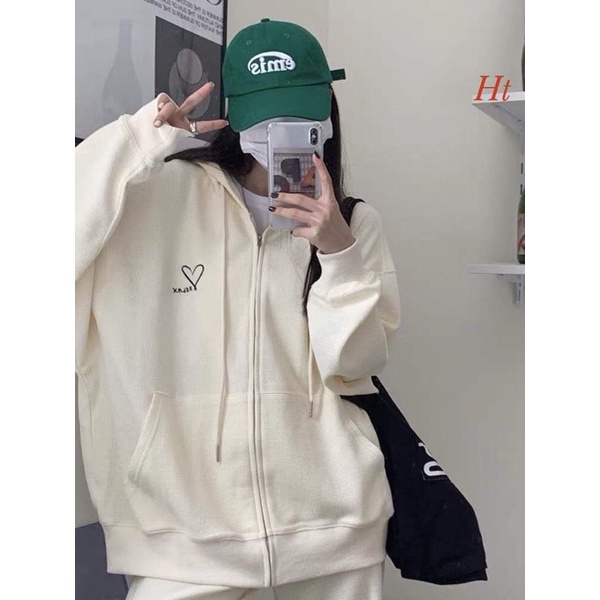 Bộ nỉ khoá trái tim ngực HT12
