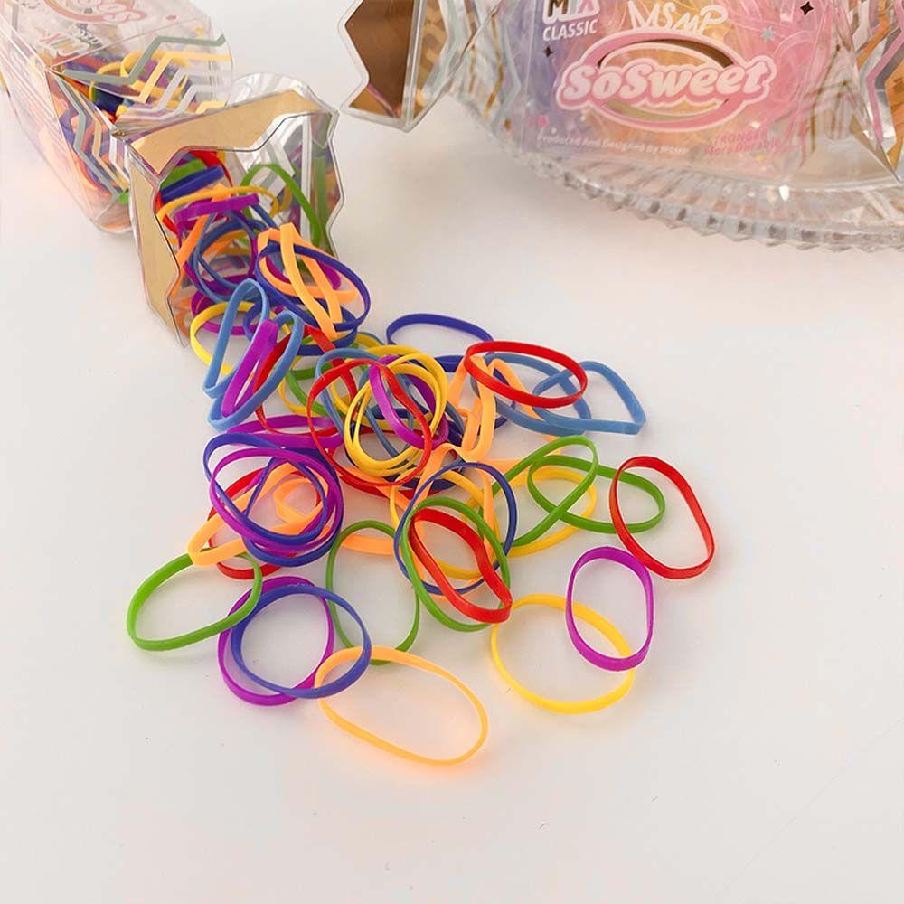 Dây Cột Tóc Cao Su 15H Màu Sắc Ngọt Ngào Phong Cách Hàn Quốc Cho Bé Gái