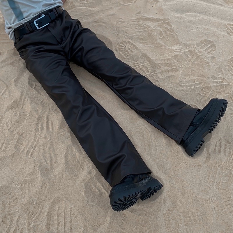 Quần Da Wax BLACKMIACK - skinny leather pant washed