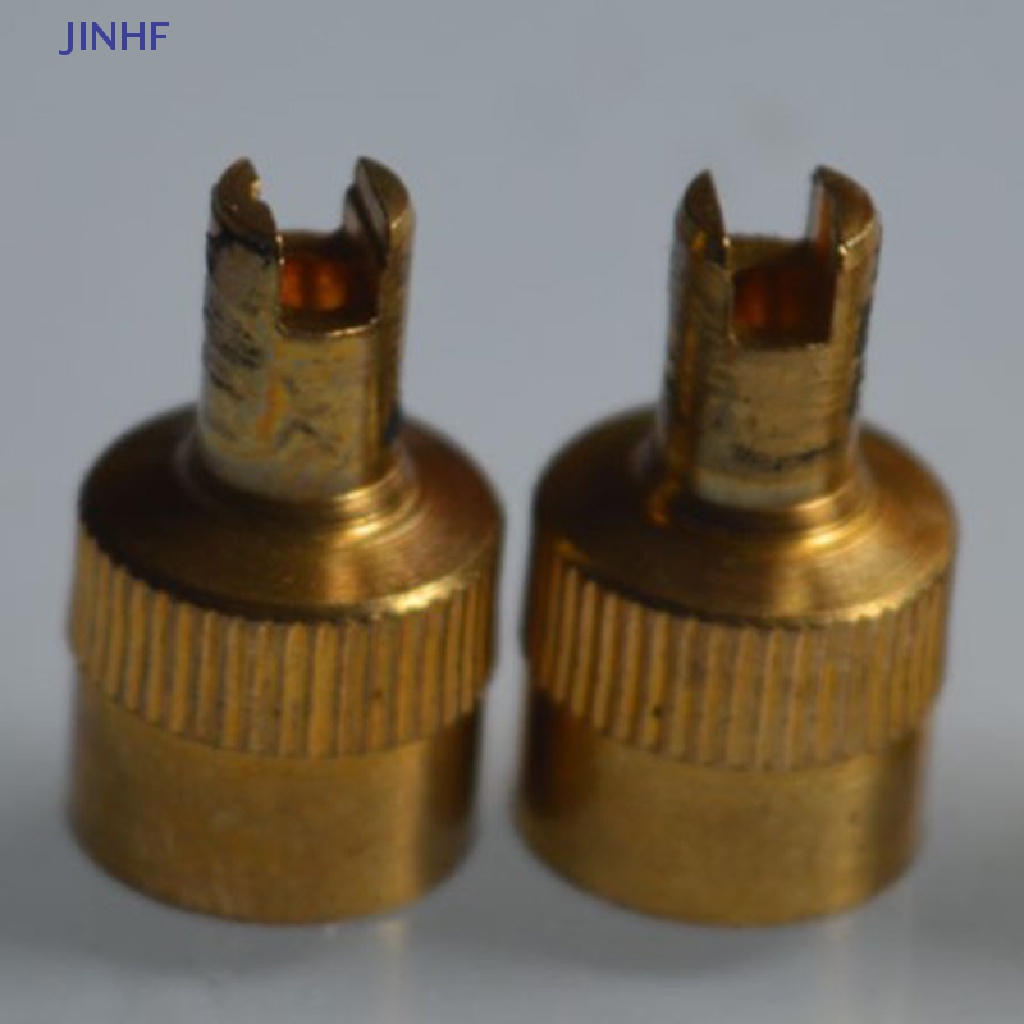 Nắp Van Bánh Xe Hơi / Xe Máy Bằng Đồng JINHF
