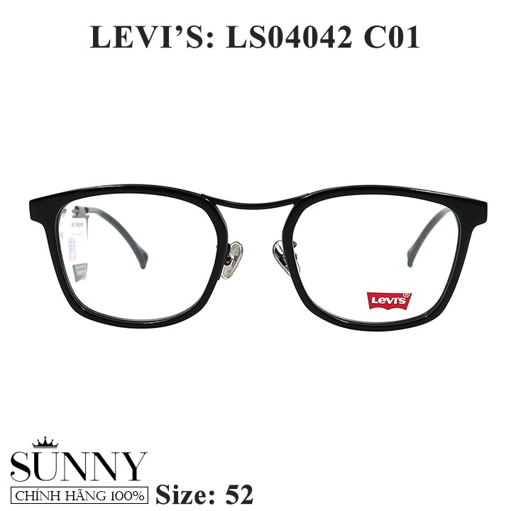 Gọng kính nam nữ Levi's LS04042 màu sắc thời trang màu sắc thời trang chính hãng, thiết kế dễ đeo b