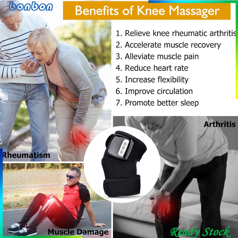 Máy Mát Xa Hồng Ngoại Sưởi Ấm Đầu Gối Vai Khuỷu Tay Cắm Hoa Kỳ