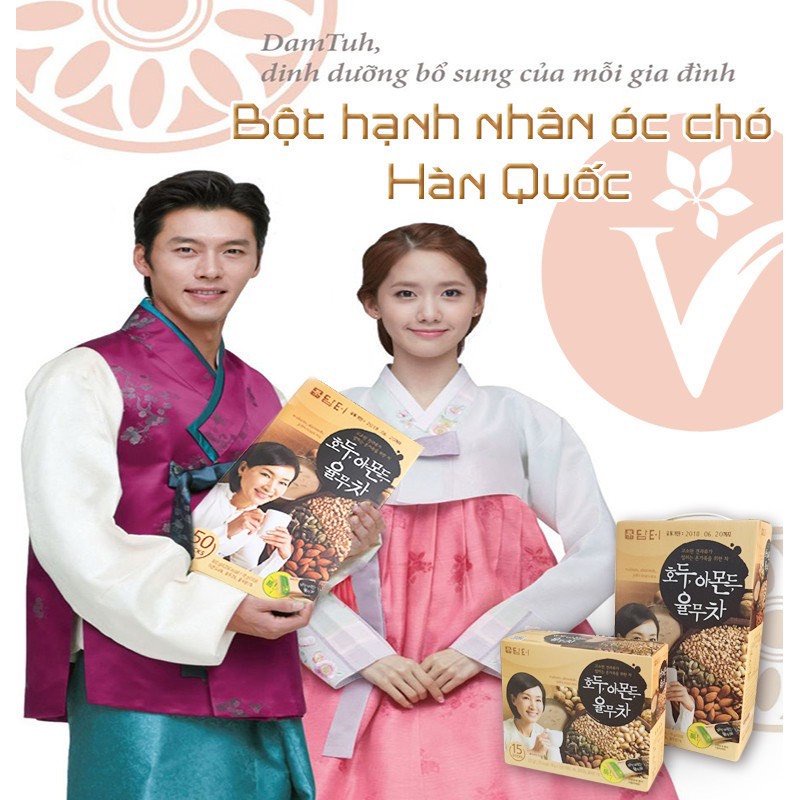 [Date 06/2023] Hộp 2 Gói Bột Ngũ Cốc Dinh Dưỡng Hàn Quốc Damtuh 36g -  Hộp 2 gói x 18g