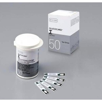 Hộp 50 que thử đường huyết ARKRAY GLUCOCARD S - Hàng nhập khẩu Nhật Bản chính hãng