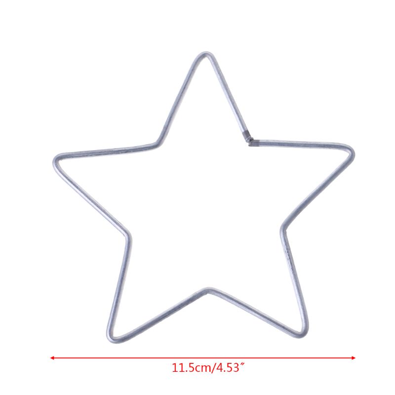 Vòng Nhẫn Kim Loại Macrame Hình Ngôi Sao Trang Trí Lễ Tình Nhân