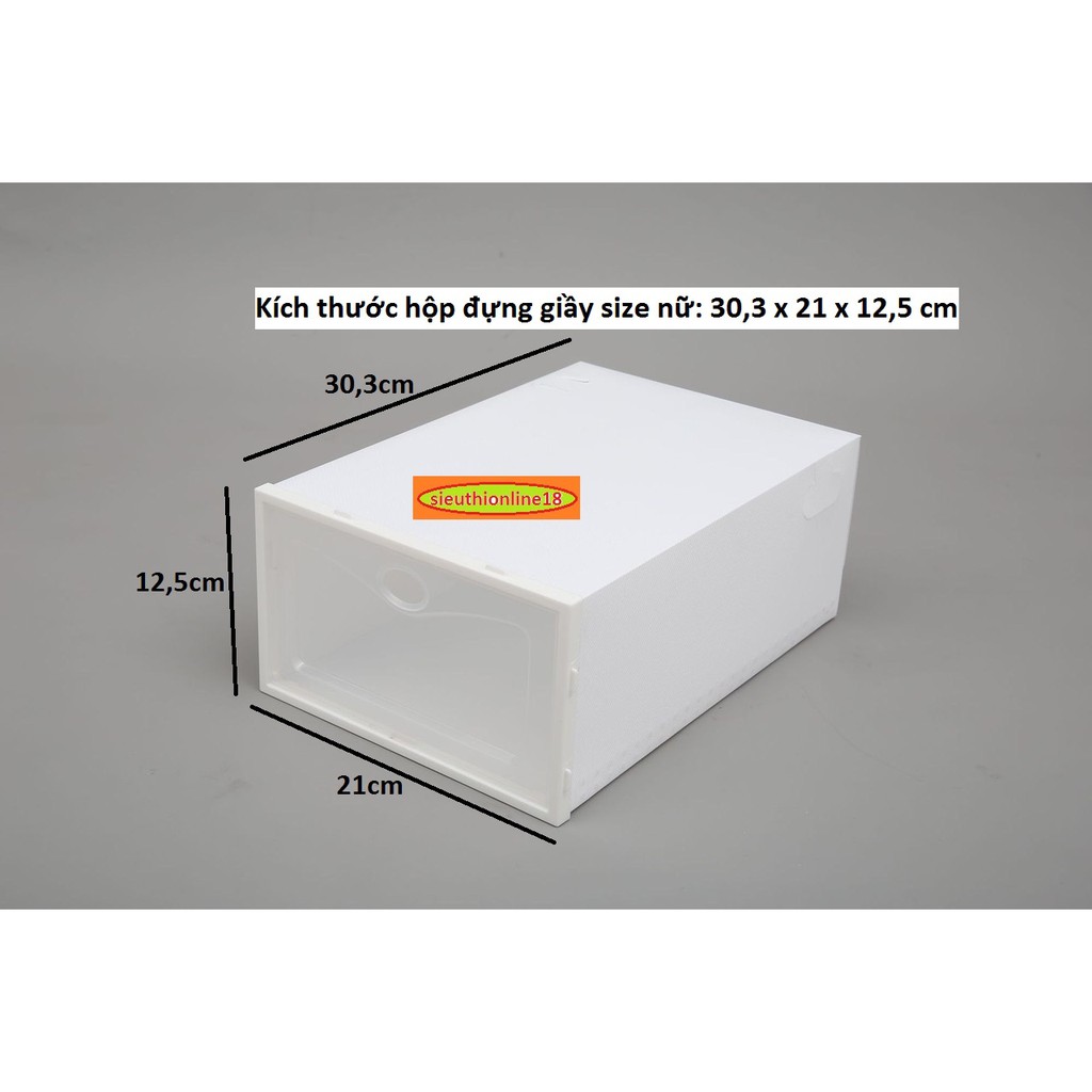 Hộp Đựng Giày Nắp Nhựa Cứng Loại 1 - Size Nam và Nữ | BigBuy360 - bigbuy360.vn