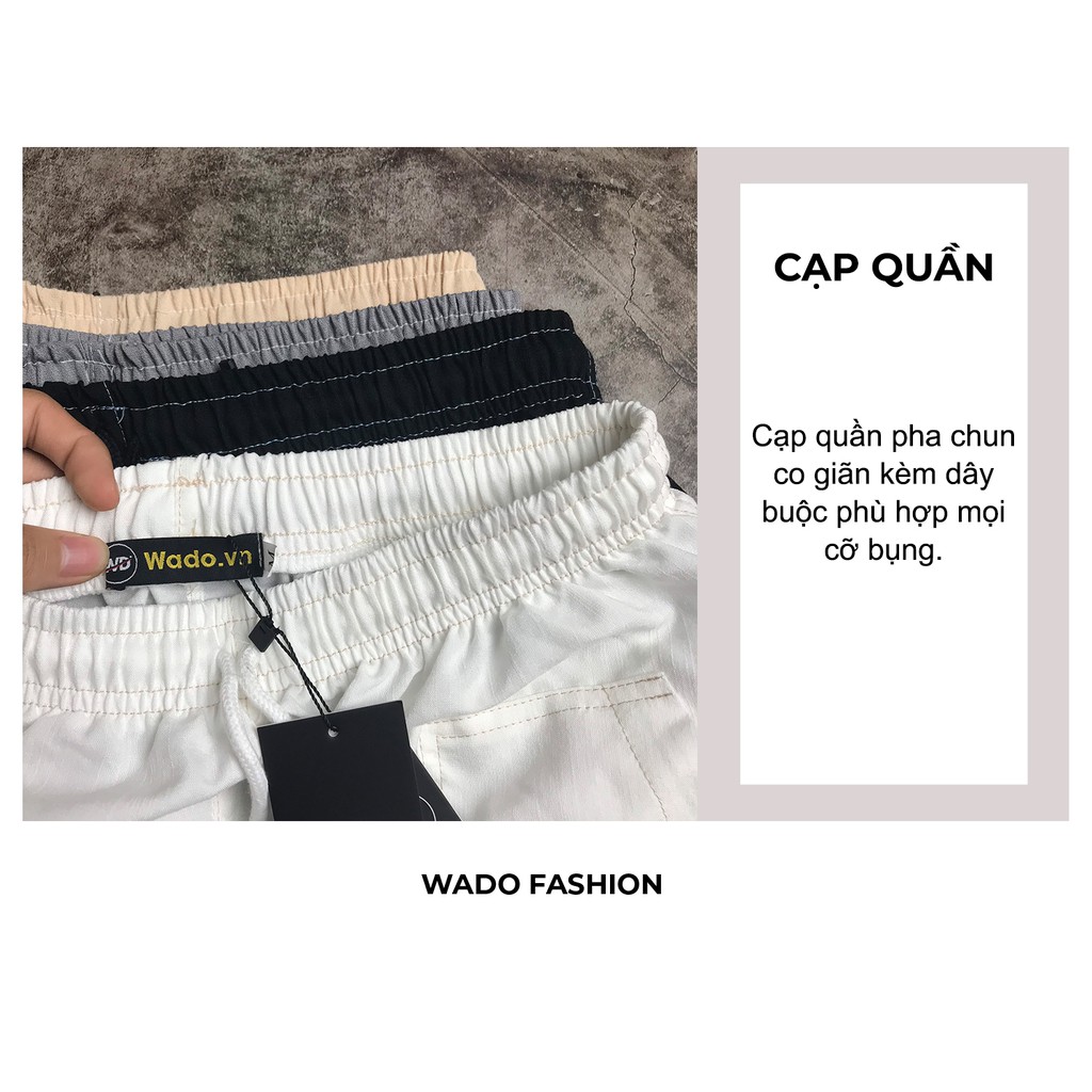 Quần đùi nam, Quần short Nam Wado chất đũi mềm mát dáng rộng cực thoải mái | BigBuy360 - bigbuy360.vn