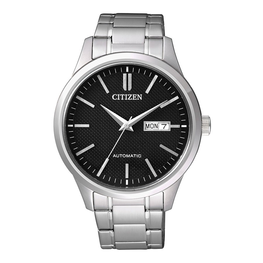 Đồng Hồ Nam Citizen Dây Thép Không Gỉ NH7520-56E - Mặt Đen