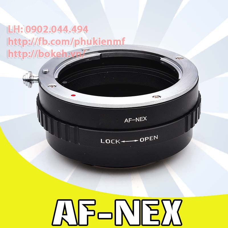 [Mã 253ELSALE hoàn 7% đơn 300K] MAF-NEX Ngàm chuyển lens mount Minolta AF / Sony A mount sang body Sony NEX / E mount