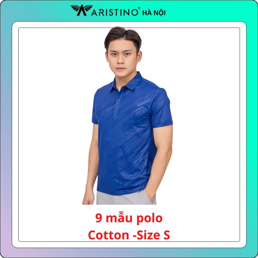 (9 mẫu) Áo polo nam ARISTINO cotton mềm mát - Slim size S