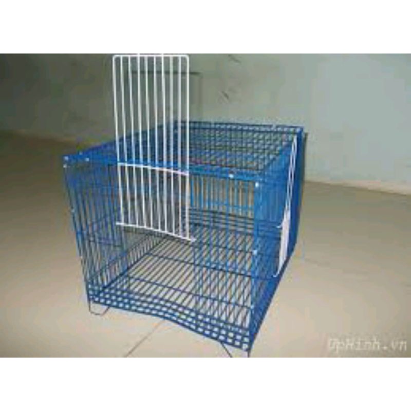 Lồng tắm chim lớn 30x34x40 dành cho chích choè, chào mào tặng khay tắm