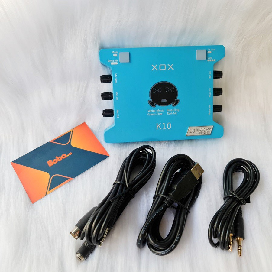 Bộ mic thu âm ISK at100  sound card xox k10 2020 phiên bản tiếng anh chân dây - combo livestream micro AT100 đã đầy đủ