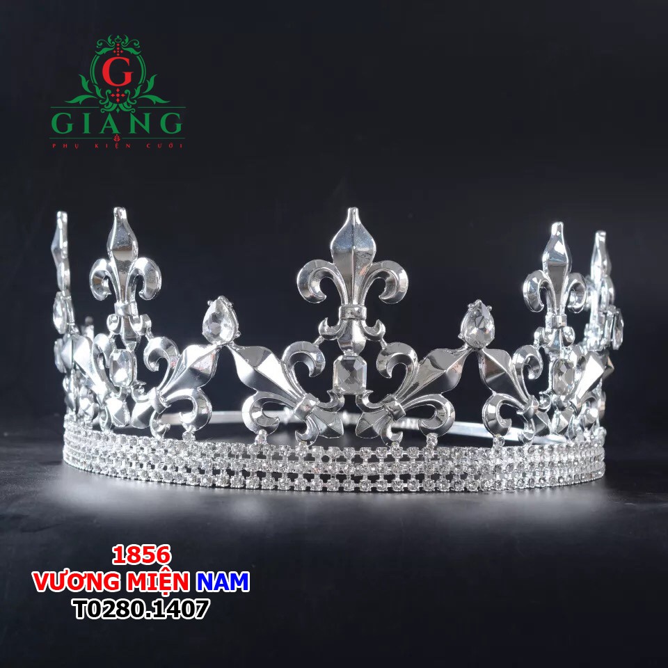 Vương miện bạc trắng dành cho nam