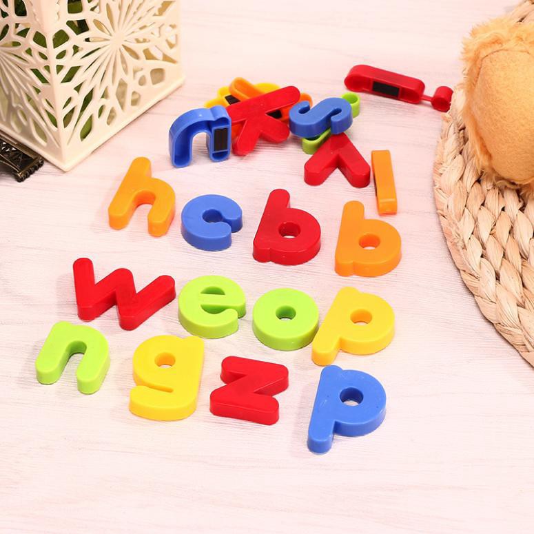 Bộ 80 Chữ Cái Và Số Có Nam Châm dính bảng từ, tủ lạnh Cho Bé Học Hỏi