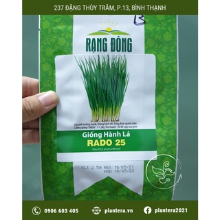 Hạt giống hành lá rado 25 2.5g - hạt giống - rau gia vị