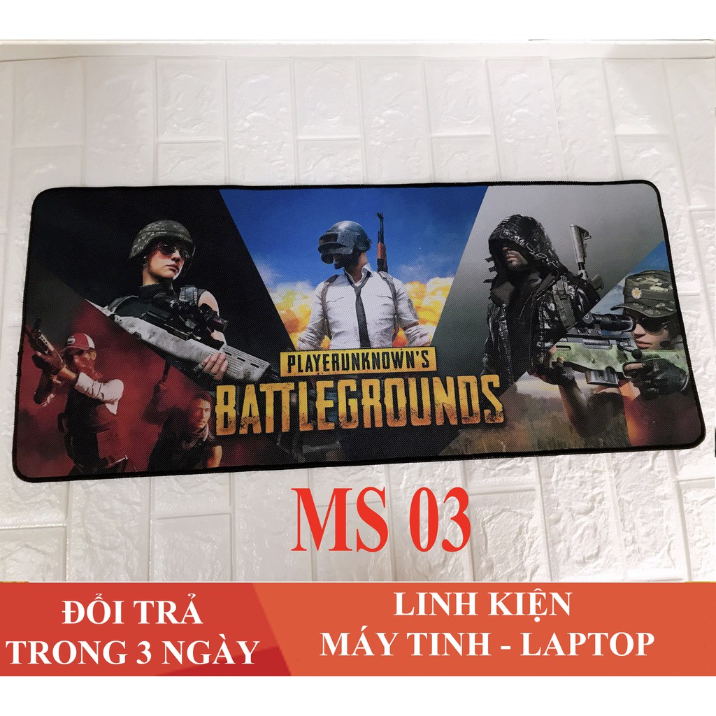 Bàn di chuột cỡ lớn ( 800mm x 300 x 2 mm ) - Hình PUBG