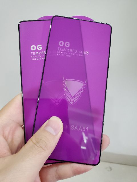 Kính cường lực Samsung A51 FREESHIP Từ 50k Full màn OG cao cấp viền mỏng
