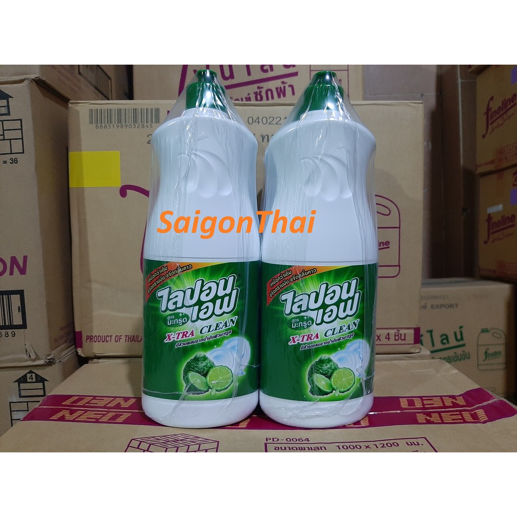 (SGT) Nước rửa chén LiponF chai 800ml hương Chanh Thái Lan