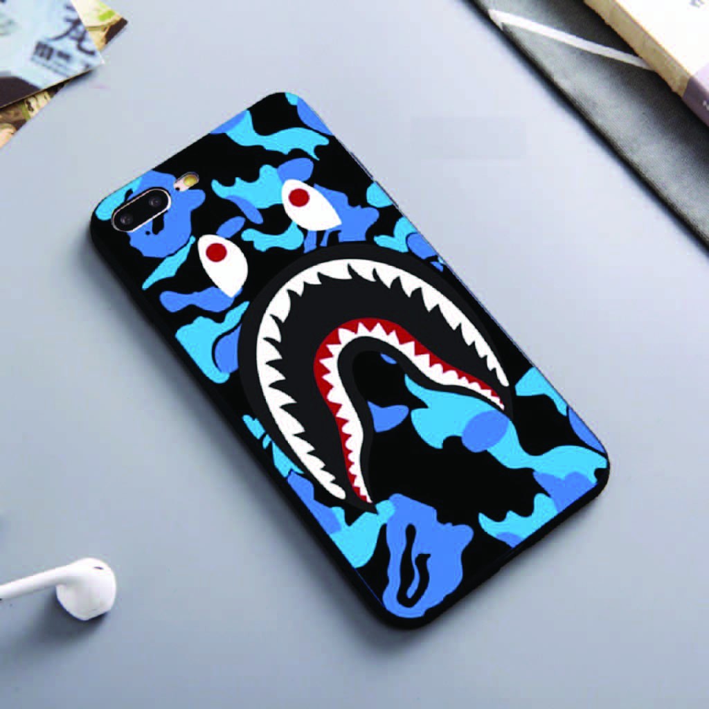 Ốp Lưng Ip ⚡ Ốp Lưng Điện Thoại Ip Bape Cá Mập Full Size - MOBILE89