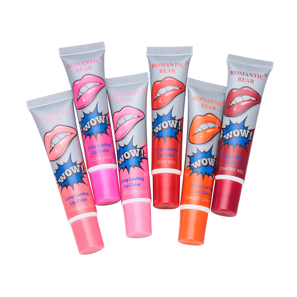 [Hàng mới về] Son xăm trang điểm 6 màu không khô môi