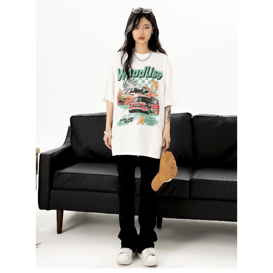 Áo Thun Cotton UNISEX - Áo Phông Tay Lỡ Form Rộng AT 79