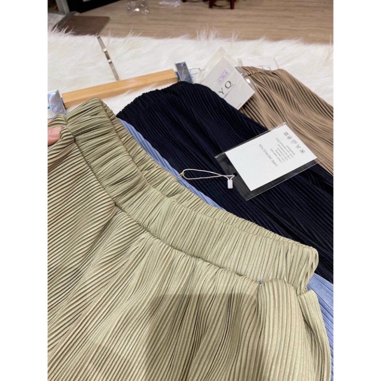 Quần short nữ thun lạnh ly nhỏ siêu hot chất mát, phom đẹp, nội y xanh, quần đùi mát lửng Quần Đùi (Lụa Satin) mềm mát