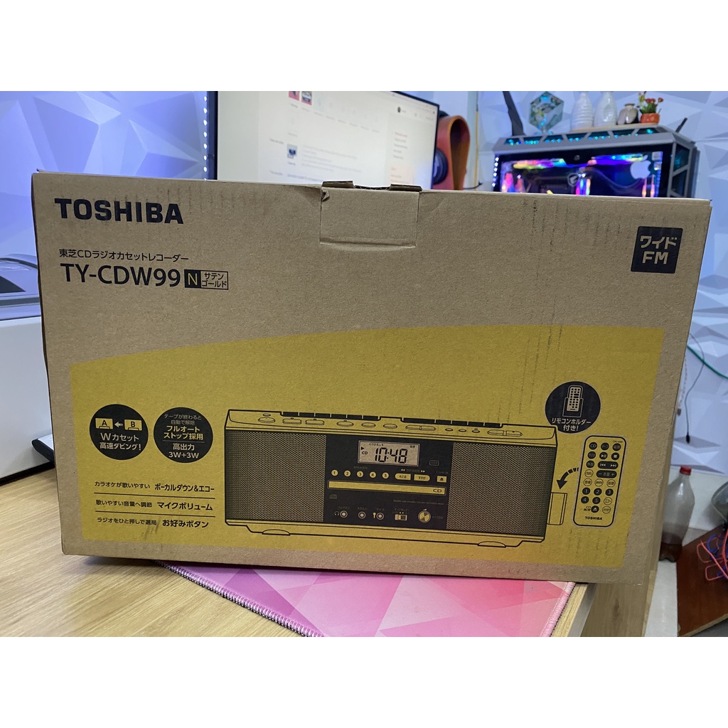 ĐÀI RADIO CASSETTE, CD Toshiba TY-CDW99 NHẬT BẢN