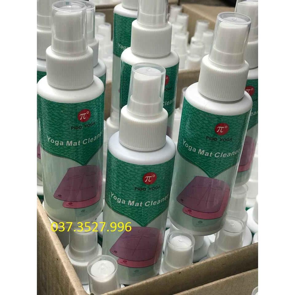 Nước xịt vệ sinh thảm yoga pido chính hãng.100ml