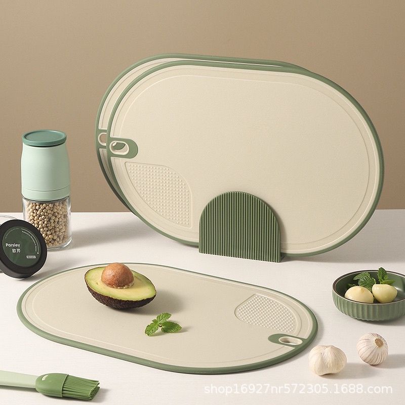 Thớt Nhựa PP Kháng Khuẩn,an toàn cho sức khỏe - 3 màu thiết kế hiện đại - Tặng Kèm Giá Đỡ