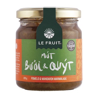 Mứt bưởi & quýt từ trái cây tươi le fruit 225g