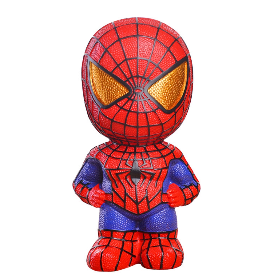 Captain America Avengers Cartoon Money Saving Box Silicone Spiderman Coin Piggy Bank Creative Kids Gifts