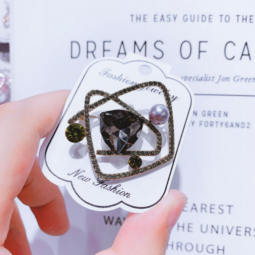 Ghim Cài Áo Hình Chuồn Chuồn Đính Đá Phong Cách Âu Mỹ