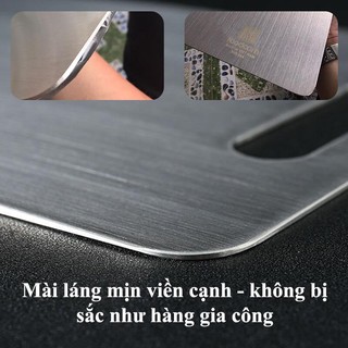 [HÀNG CHÍNH HÃNG] Thớt Inox 304 cao cấp Foodcom