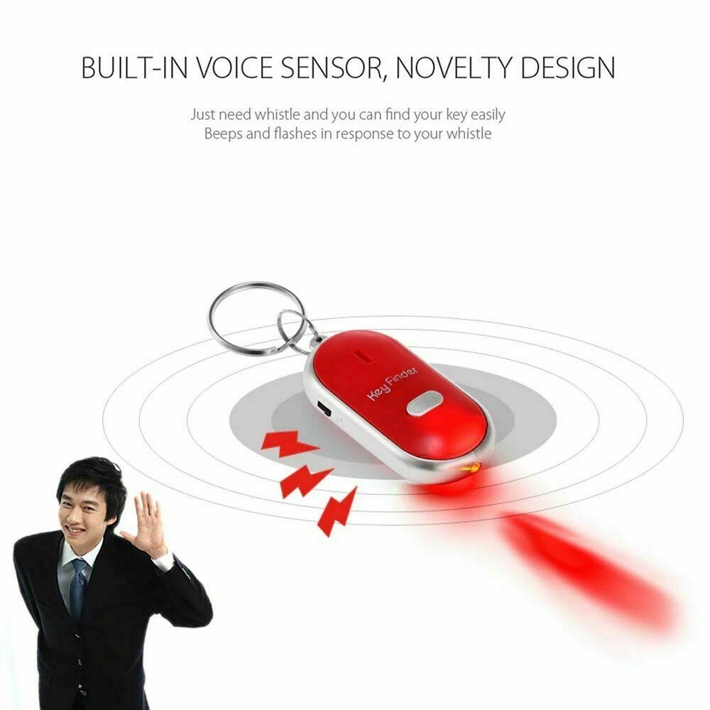 VIRWIR Thiết Bị Định Vị Chìa Khóa Thông Minh Chống Thất Lạc Có Đèn LED