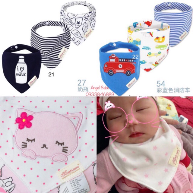 Yếm set 3 momcare