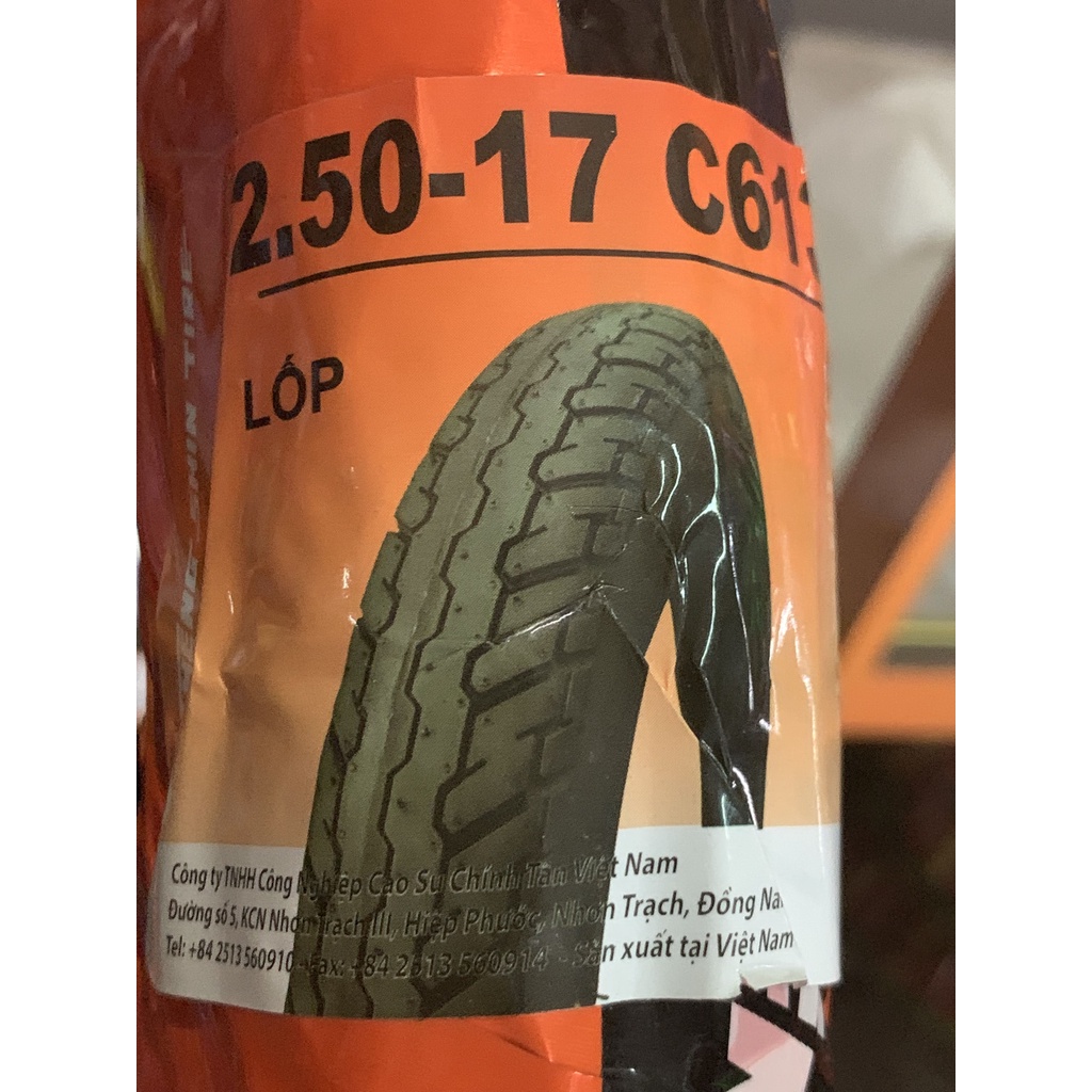 Vỏ Chengshin 225-250-275/17 vỏ trước/sau Dream, Wave Nhỏ, Wave Rs/Rsx, Future Neo/125 Fi xài ruột