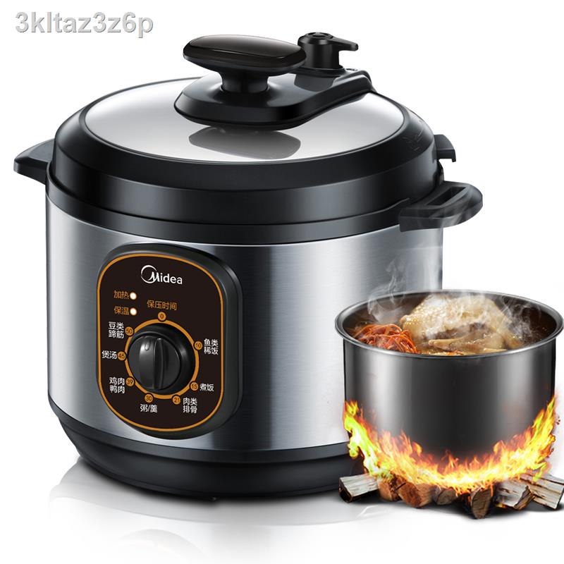 ஐNồi áp suất điện Midea 402A 4L lít gia dụng nồi cơm điện cao áp thông thường kiểu cũ nấu canh cho 3-5-6 người đích thực