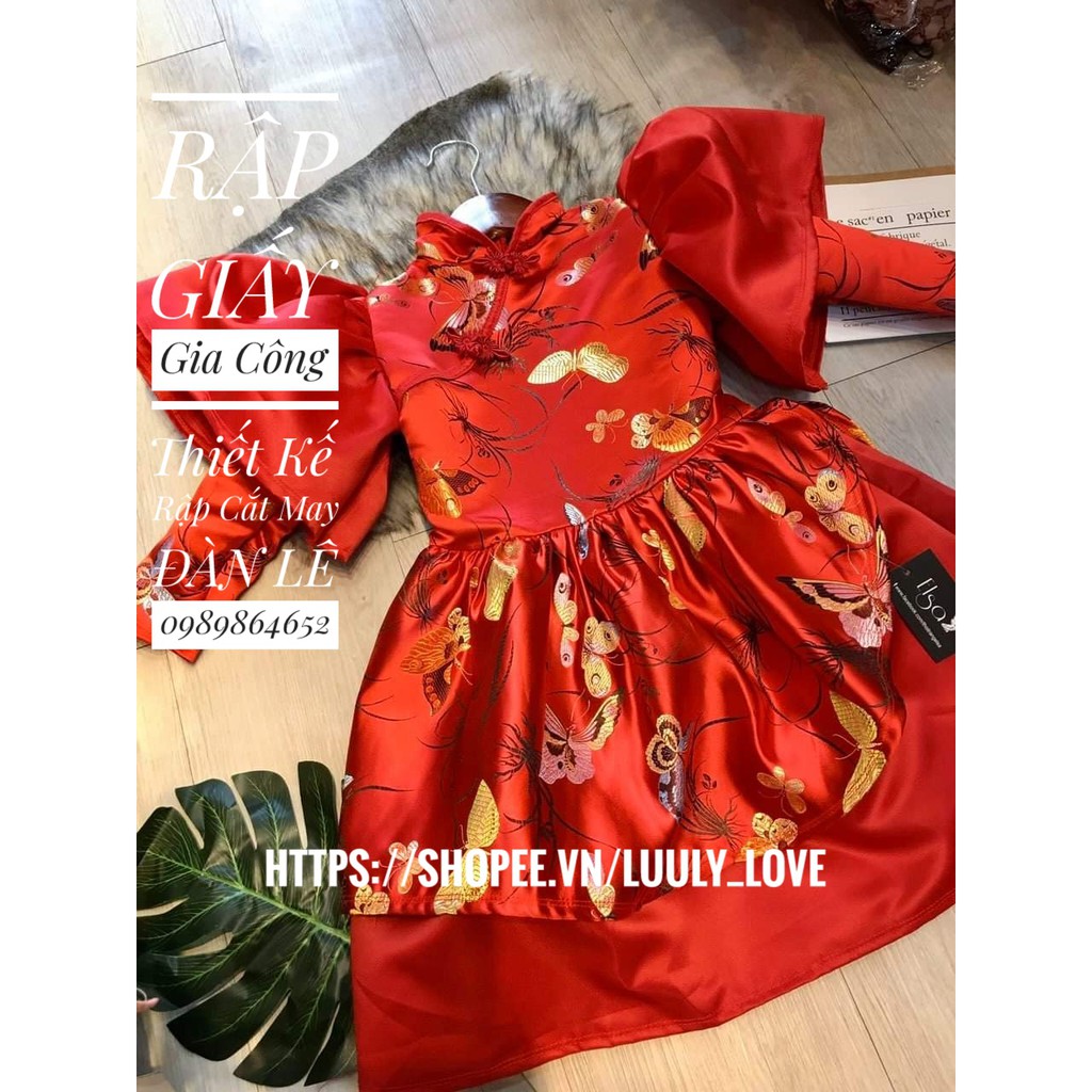 Rập giấyBB37_rập giấy cắt may  bộ sang chảnh bé gái(1-12t)