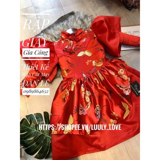 Rập giấyBB37_rập giấy cắt may bộ sang chảnh bé gái