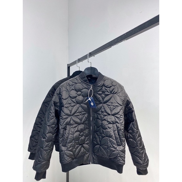 Áo khoác phao LV Louis Vuitton khóa zip cao cấp