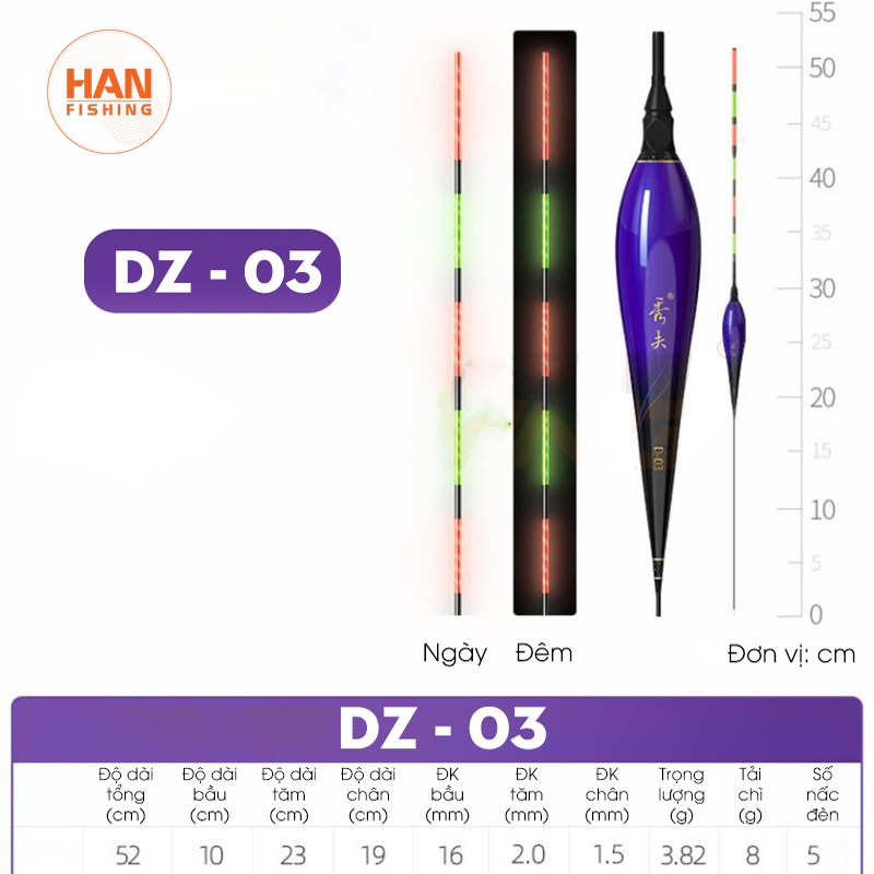 Phao Điện Nano Handing DZ – Han Fishing